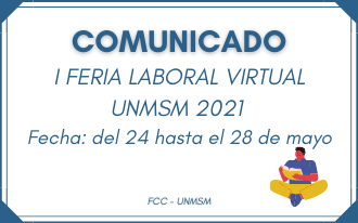 I Feria Laboral Virtual – UNMSM 2021
