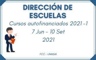 Cursos Autofinanciados 2021-1