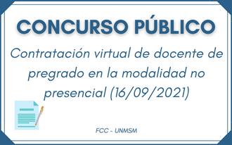 Concurso Público 16/09/2021