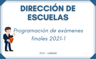 Programación Exámenes Finales 2021-1