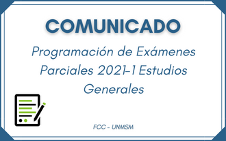 Exámenes Parciales Estudios Generales 2021-1