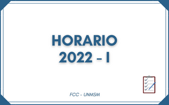 HORARIO 2022-I