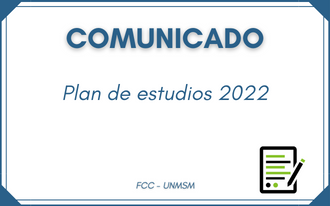 Plan de estudios 2022