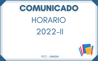 HORARIO 2022-II
