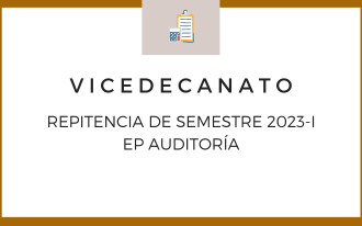 Repitencia EP Auditoria 2023-I