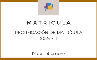 Rectificación de matrícula