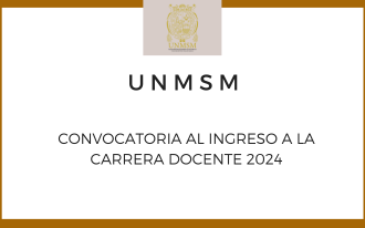 CONVOCATORIA AL INGRESO A LA CARRERA DOCENTE 2024