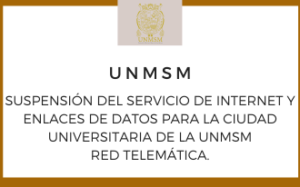 SUSPENSIÓN DEL SERVICIO DE INTERNET